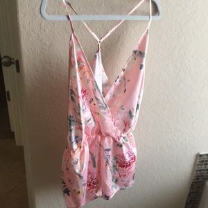 Floral Lingerie Romper